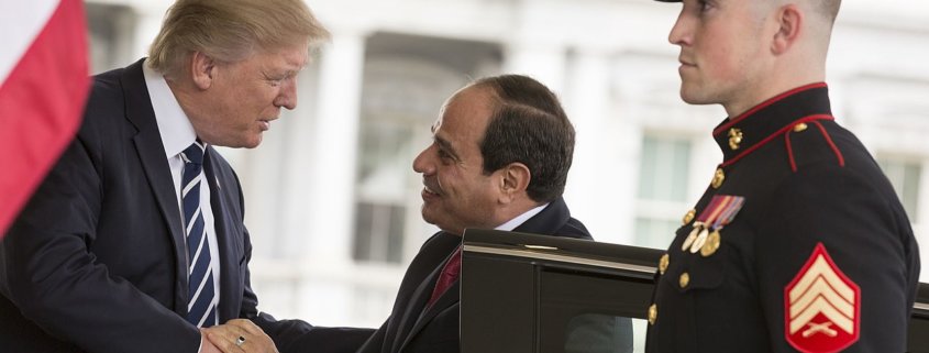 Donald Trump-Abdel Fatah Al-Sisi