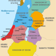 Mapa de reinos del Levante
