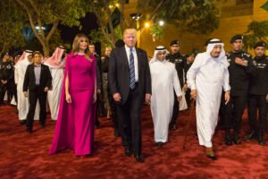 Donald y Melania Trump en Arabia Saudita