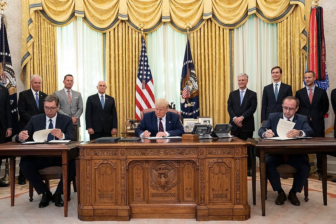 Ceremonia de firma en la Casa Blanca