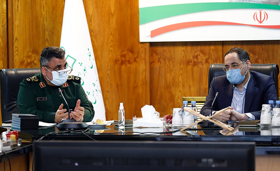 Reunión del viceministro iraní de Defensa y Logística de las Fuerzas Armadas con el jefe del IPRC