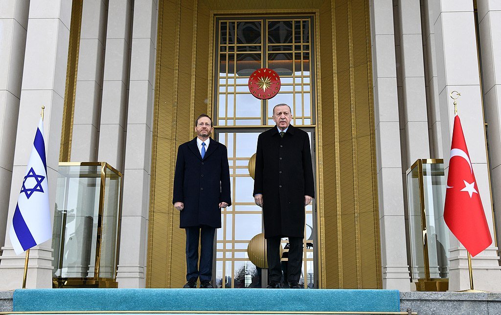 El presidente Herzog y Erdogan