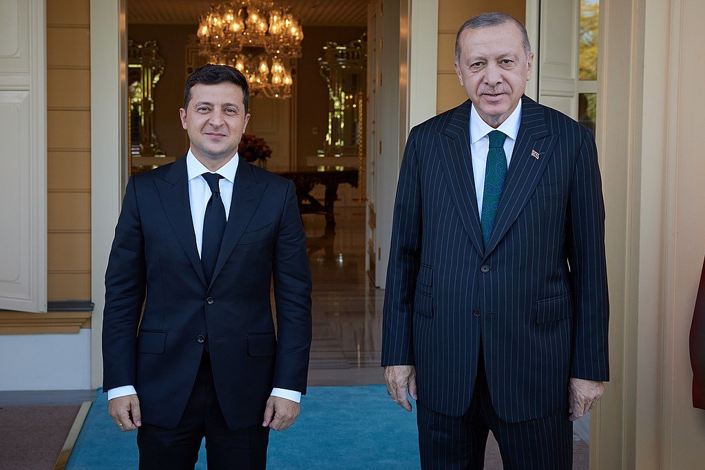 Zelensky junto a Erdogan