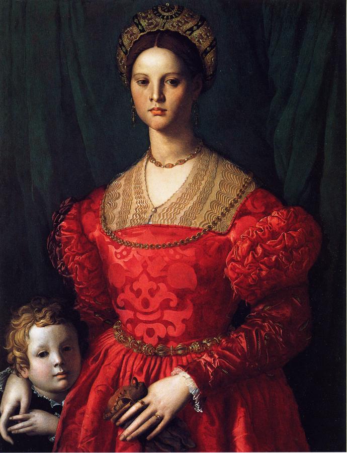 Retrato de Beatriz de Luna de Agonolo Bronzino