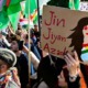 Mujeres kurdas en una protesta social en Alemania