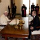 Papa Francisco junto a Putin